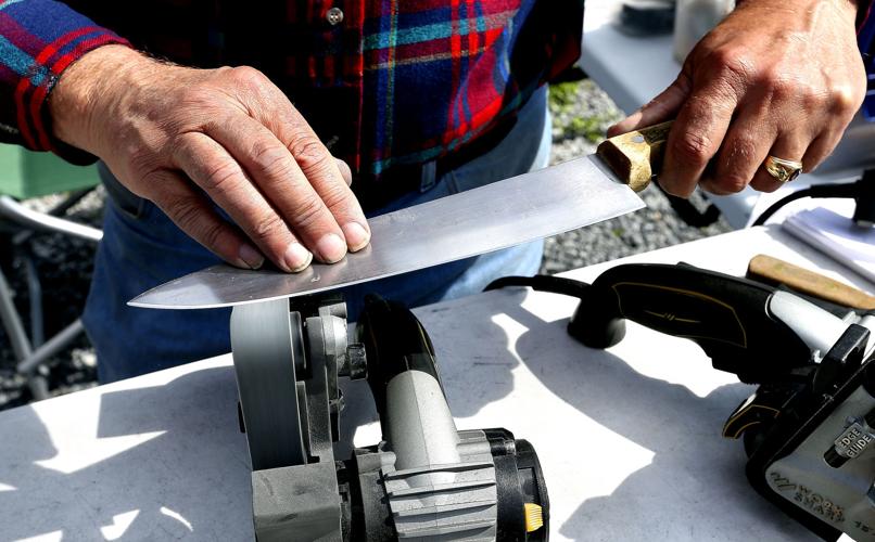 Norman Black sharpening tools on site